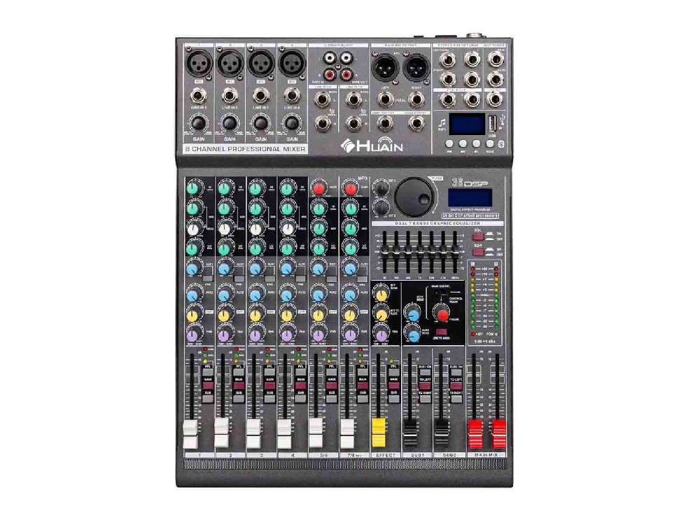 8路效果带2编组调音台-HY-GM840系列